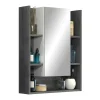 Daily Spiegelkast 1 Deur, 5 Planken, Wit.-Vente-unique Discount