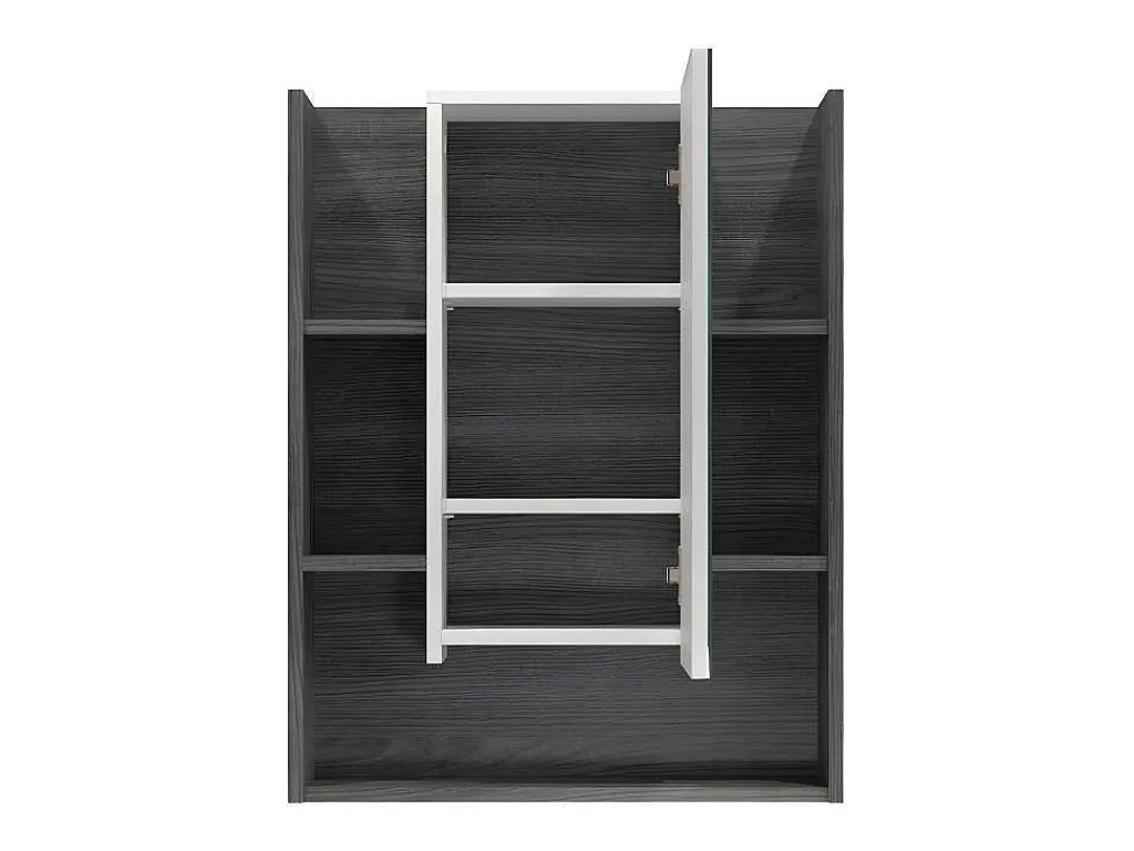 Daily Spiegelkast 1 Deur, 5 Planken, Wit.-Vente-unique Discount