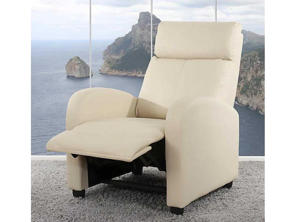 Dallas Fauteuil, Creme-Vente-unique Best
