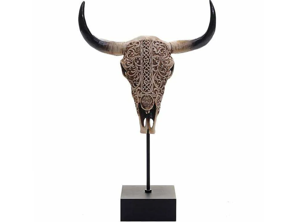 Decoratief Staand Figuur Koeienschedel Mcw-D30-Vente-unique