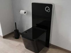 Decoratief Voorwandsysteem Voor Hang-Wc - Zwart - Spinosa-Vente-unique New