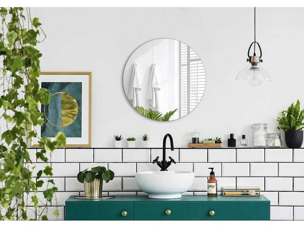 Decoratieve Ronde Spiegel Premium O90-Vente-unique Discount