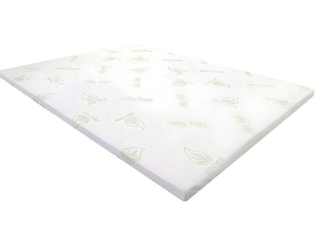 Dekmatras Luxe Met Vormgeheugen Aloe Vera Van - 160 X 200 Cm-NATUREA