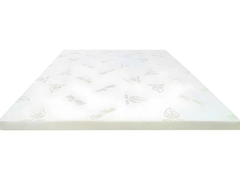 Dekmatras Luxe Met Vormgeheugen Aloe Vera Van - 160 X 200 Cm-NATUREA