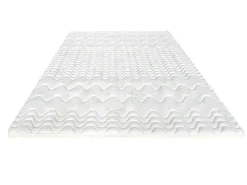 Dekmatras Met Vormgeheugenschuim Aloe Vera Van - 180 X 200 Cm-NATUREA Online