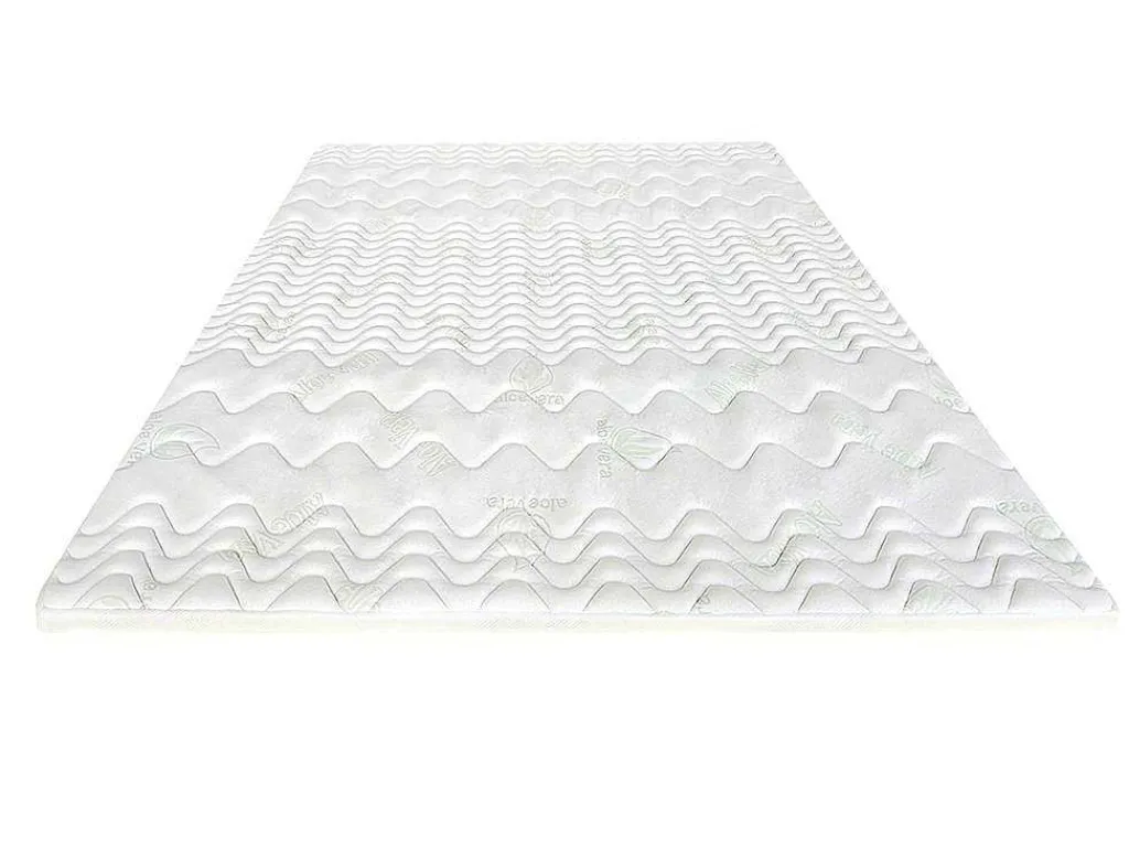 Dekmatras Met Vormgeheugenschuim Aloe Vera Van - 140 X 190 Cm-NATUREA Best