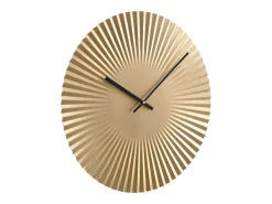 Design Wandklok - D. 50 Cm - Metaal - Goudkleurig - Felinar-OZAIA Best