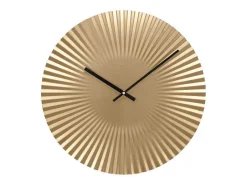 Design Wandklok - D. 50 Cm - Metaal - Goudkleurig - Felinar-OZAIA Best