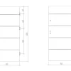 Deur Van Massief Staal En Inox H.207 X B.100 Cm Antraciet - Rechts Duwen - Naxara-Vente-unique Discount
