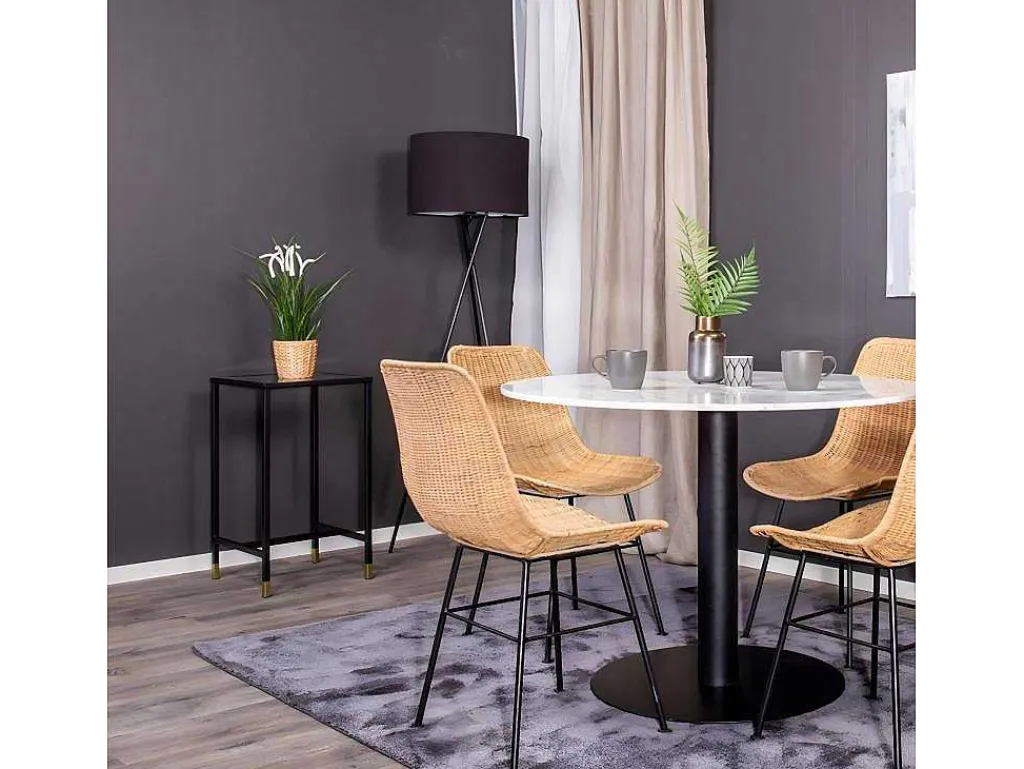 Dipp Nachtkastje 40X40 Cm Zwart.-Vente-unique Discount