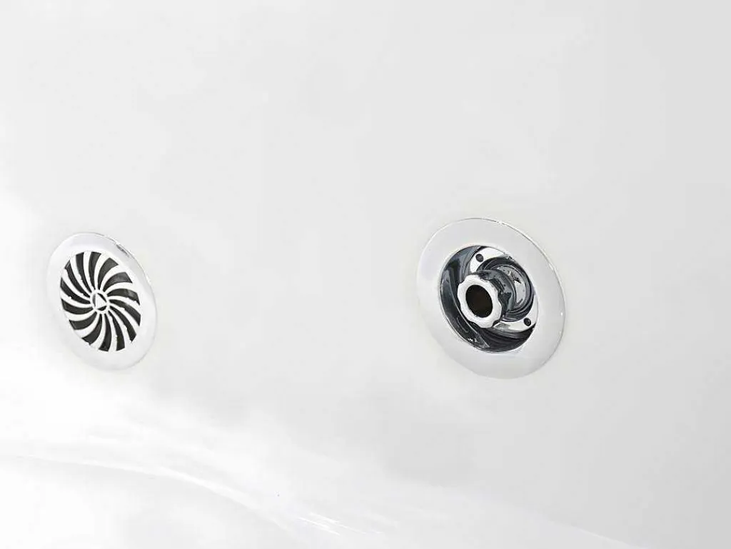 Douche Bad Combinatie Met Massagestralen Daria Van Vertrekt Acrylglas - 75 X 150 X 215 Cm - 30 Micro Jets En 6 Grote Jets-Shower & Design Sale