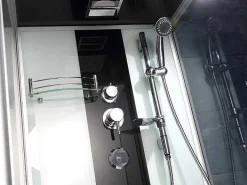 Douche Bad Combinatie Met Massagestralen Daria Van Vertrekt Acrylglas - 75 X 150 X 215 Cm - 30 Micro Jets En 6 Grote Jets-Shower & Design Sale
