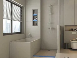 Douchebak Klaar Om Te Betegelen Delos Sifon Inbegrepen - 1600 X 900 X 40 Mm - Snijdbaar-Shower & Design Sale