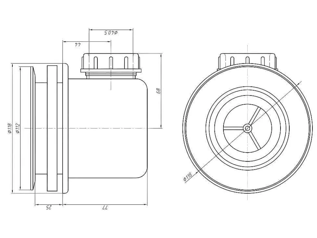 Douchebak Lyros Inclusief Sifon - 1600 X 800 X 40 Mm - Zwart-Shower & Design Outlet