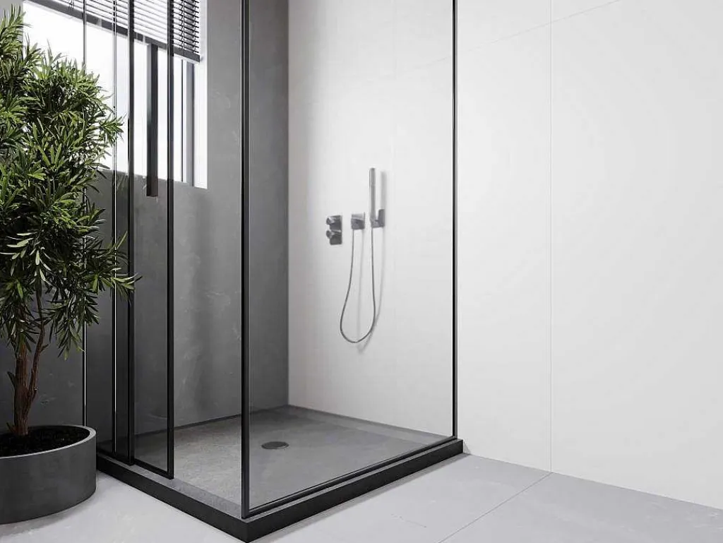 Douchebak Om Te Plaatsen Van Beton - L90 X B90 X H4 Cm - Zamzor-Shower & Design Hot