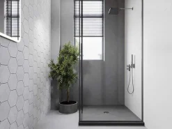 Douchebak Om Te Plaatsen Van Beton - L90 X B90 X H4 Cm - Zamzor-Shower & Design Hot
