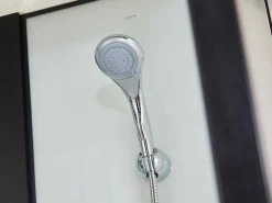 Douchecabine Met Massagestralen Primea - 2 Zones Met Massagestralen - L90 X D90 X H215 Cm - Tropische Regenfunctie En Handdouchekop-Shower & Design Best