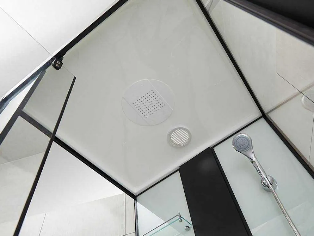 Douchecabine Met Massagestralen Primea - 2 Zones Met Massagestralen - L90 X D90 X H215 Cm - Tropische Regenfunctie En Handdouchekop-Shower & Design Best