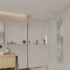 Douchekolom Felicita Met Thermostaatkraan, Balneotherapie En Led-Verlichting - 20*165 Cm-Shower & Design Best