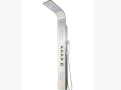 Douchekolom Felicita Met Thermostaatkraan, Balneotherapie En Led-Verlichting - 20*165 Cm-Shower & Design Best