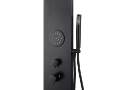 Douchekolom Met Massagestralen Jubida - Zwart - 20*130 Cm-Shower & Design New