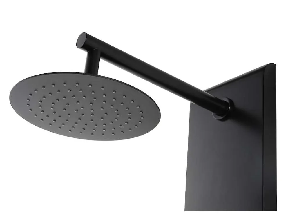 Douchekolom Met Massagestralen Jubida - Zwart - 20*130 Cm-Shower & Design New