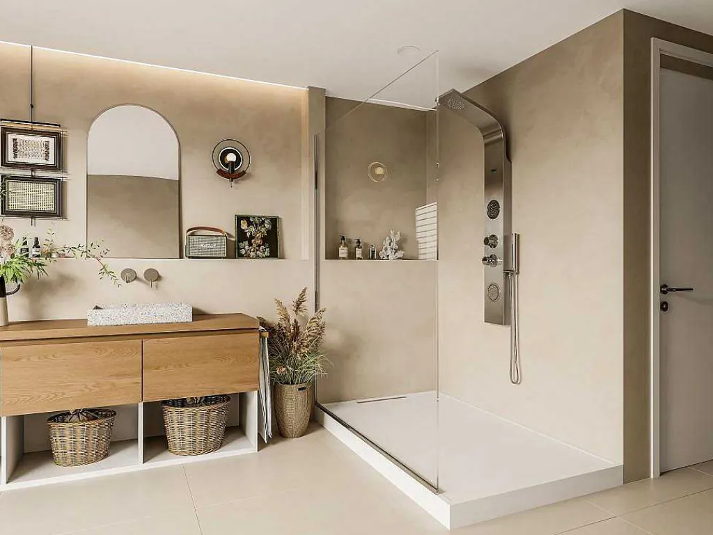 Douchekolom Met Massagestralen Karlie - 18 X 140 Cm-Shower & Design Sale