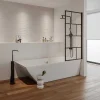 Douchescherm Met Draaisysteem Met Industriele Stijl - 70 X 140 Cm - Mat Zwart - Glas - Rivanon-Shower & Design New