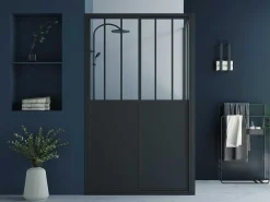 Douchescherm Met Schuifdeur - 120 X 80 X 195 Cm - Urbanik-Shower & Design New