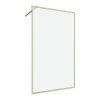Douchewand Voor Inloopdouche 120 X 200 Cm Goudkleurig Gehard Glas Amberi-Shower & Design