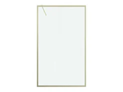 Douchewand Voor Inloopdouche 120 X 200 Cm Goudkleurig Gehard Glas Amberi-Shower & Design