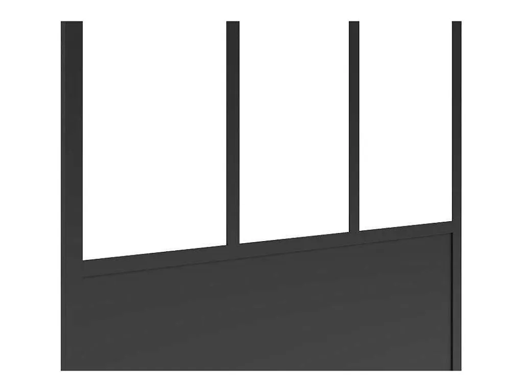 Douchewand Voor Inloopdouche Matzwart Industriele Stijl 100 X 200 Cm Urbanik-Shower & Design Sale