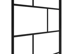 Draaibaar Badscherm Met Industriele Stijl - 80 X 140 Cm - Mat Zwart - Glas - Rivanon-Shower & Design Hot