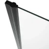 Draaibare Douchedeur - 70 X 195 Cm - Matzwart - Gehard Glas - Sarasota-Shower & Design Outlet