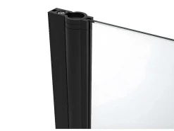 Draaibare Douchedeur - 70 X 195 Cm - Matzwart - Gehard Glas - Sarasota-Shower & Design Outlet