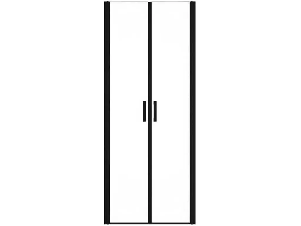 Draaibare Douchedeur - 70 X 195 Cm - Matzwart - Gehard Glas - Sarasota-Shower & Design Outlet