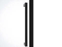 Draaibare Douchedeur Van Matzwart Metaal - Industriele Stijl - 90 X 195 Cm - Tamri-Shower & Design Hot