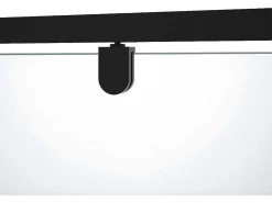 Draaibare Douchedeur Van Matzwart Metaal - Industriele Stijl - 90 X 195 Cm - Tamri-Shower & Design Hot
