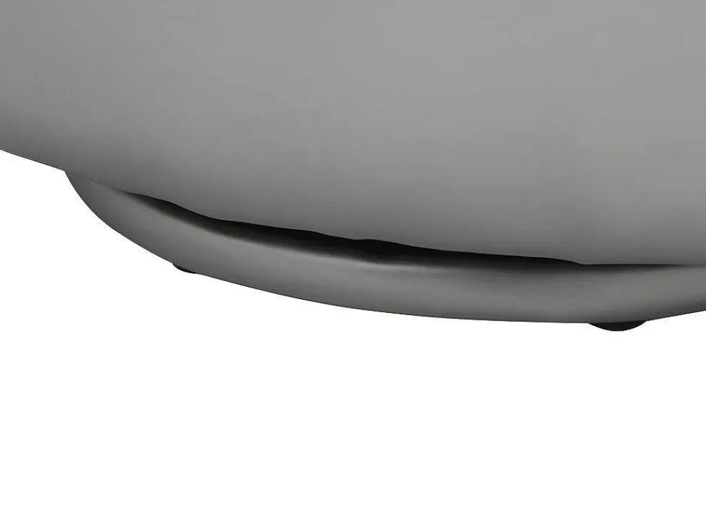 Draaiende Fauteuil Catchy Van Kunstleer - Zilverkleurig-Vente-unique Outlet