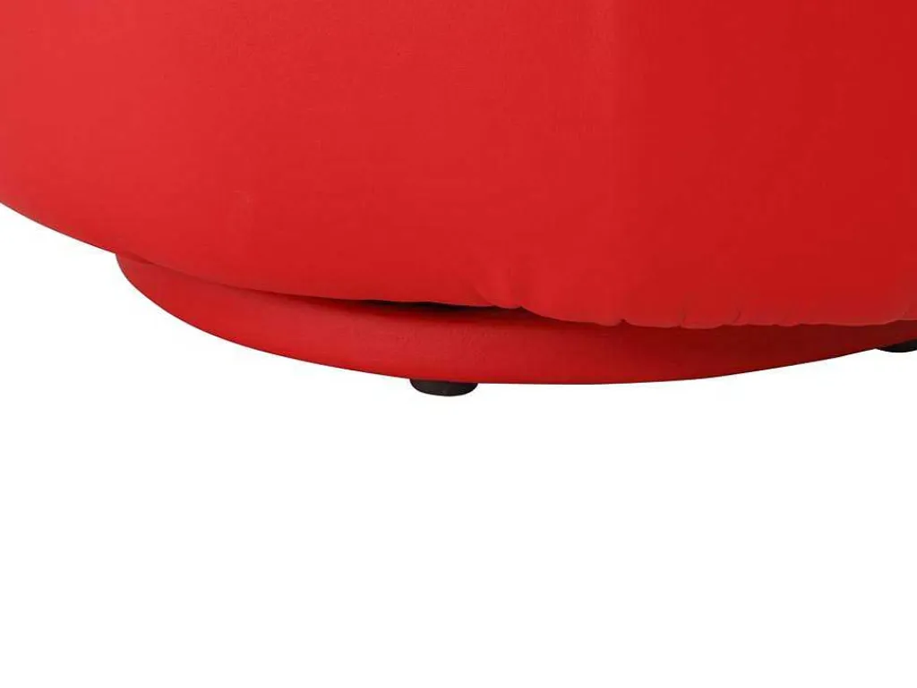 Draaiende Fauteuil Catchy Van Kunstleer - Rood-Vente-unique Hot
