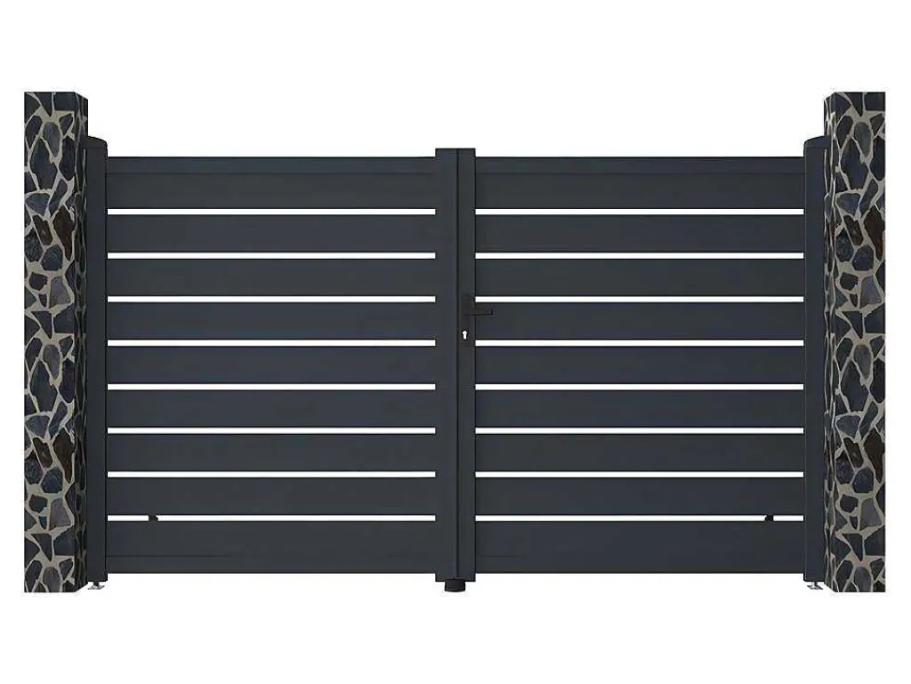 Draaihek Van Aluminium - Antraciet - L305Xh183 Cm - Primo-EXPERTLAND Sale