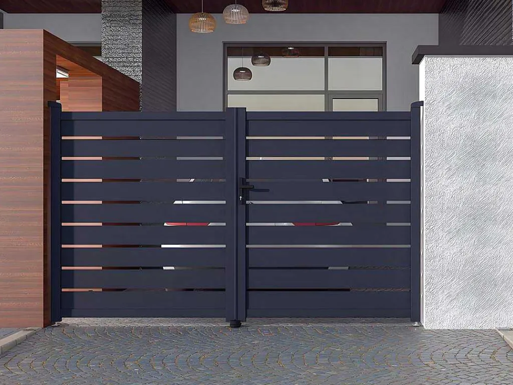 Draaihek Van Aluminium - Antraciet - L305Xh183 Cm - Primo-EXPERTLAND Sale