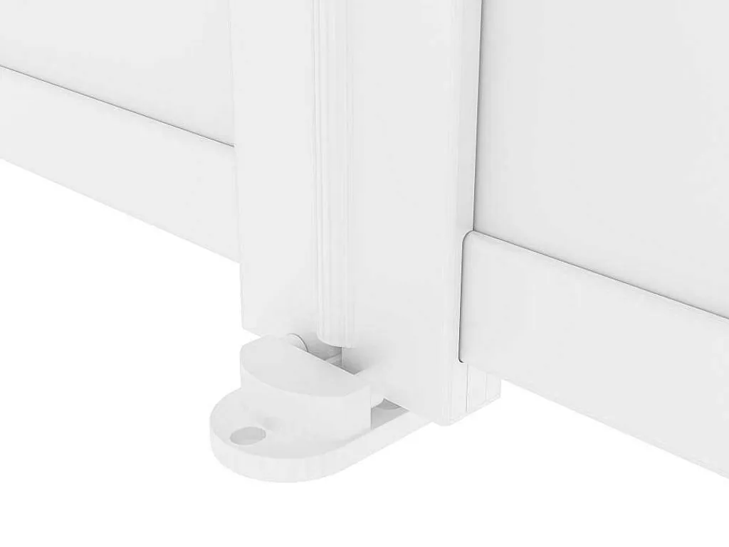 Draaipoort Van Aluminium B397 X H181 Cm Wit - Nazario-EXPERTLAND Online