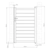 Draaipoort Van Aluminium Antraciet - L103 X 166 Cm - Nazario-EXPERTLAND Clearance