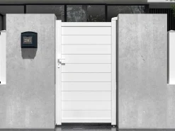 Draaipoort Van Aluminium L103 X H181 Cm Wit - Nazario-EXPERTLAND Sale