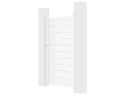 Draaipoort Van Aluminium L103 X H181 Cm Wit - Nazario-EXPERTLAND Sale