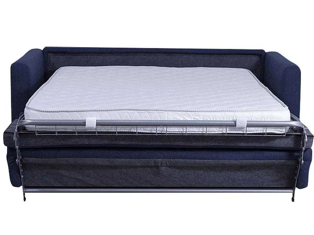 Driezits Express Bedbank Van Stof Ganoa - Antraciet-Vente-unique Sale