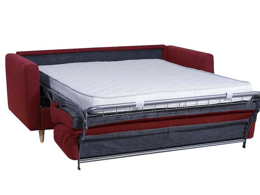 Driezits Express Bedbank Van Stof Ganoa - Blauw-Vente-unique New