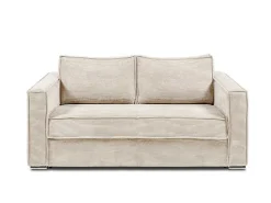 Driezits Express Slaapbank Van Ribfluweel - Beige - Loreto-Vente-unique Online