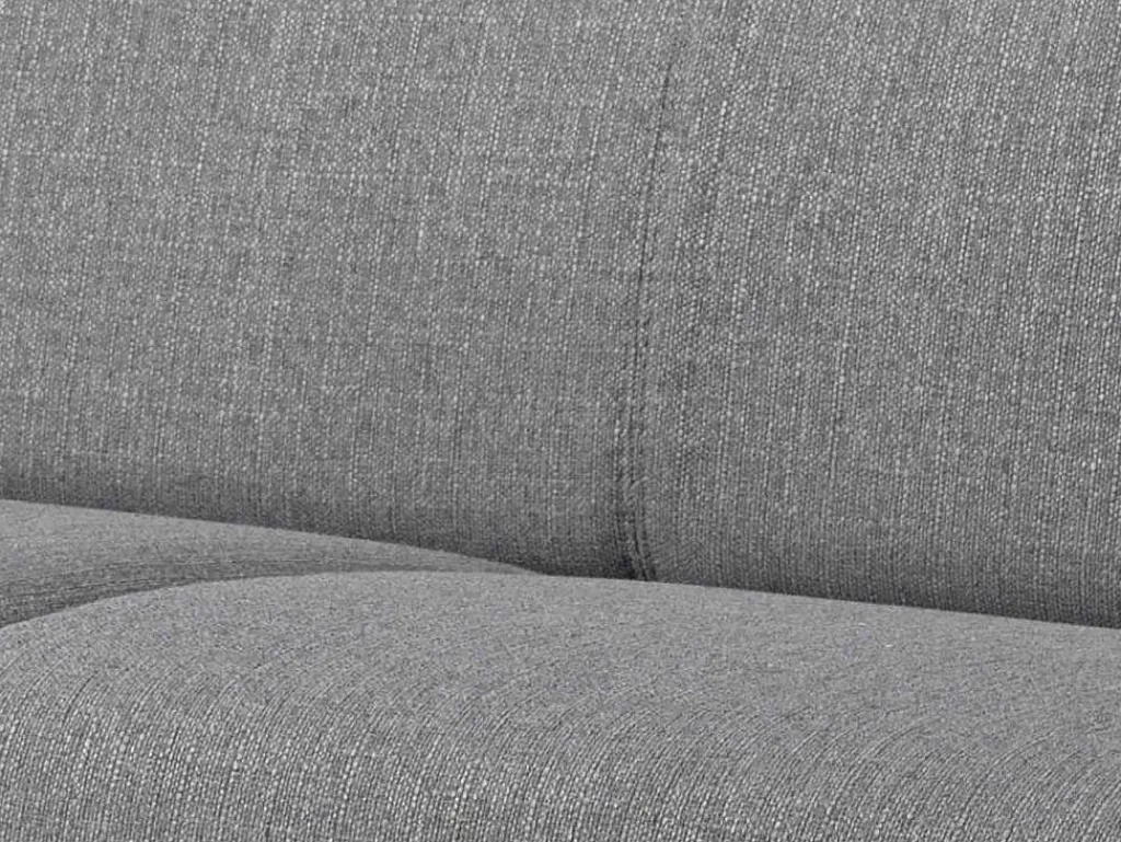 Driezits Express-Bedbank Van Stof Vizir - Grijs - Slaapafmeting 140 Cm-Vente-unique New